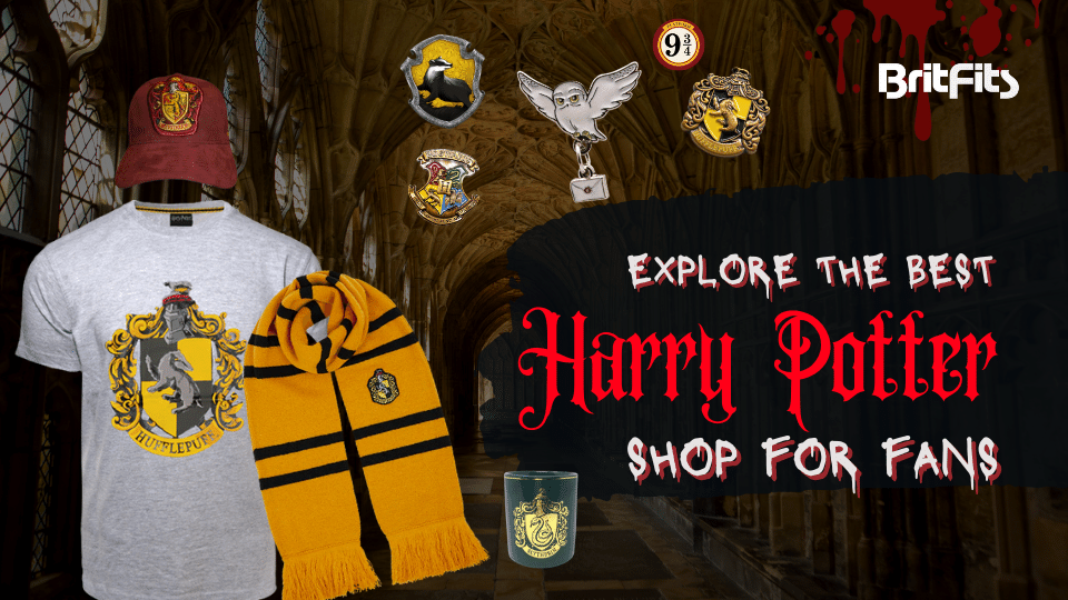 Harry Potter Shop Exterior with Magical Displays